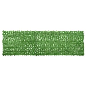 vidaXL Écran de balcon avec feuilles vert 600x150 cm