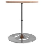 vidaXL Table de bar Ø60x90 5 cm bois massif de chêne