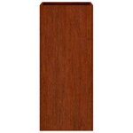 vidaXL Jardinière 32x29x75 cm acier corten