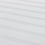 vidaXL Matelas à ressorts ensachés - Crème  moyen  100x200x20 cm  en tissu