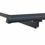 vidaXL Auvent Anthracite 5 × 3 5 m Métal