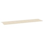 vidaXL Coussin de banc de jardin beige 200x50x4 cm tissu oxford