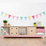 Boîte de rangement DICE rose 2