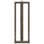 vidaXL Pieds de table de bar en forme de T  2 pièces  noir  50 x 35 x (110-111) cm  acier