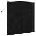 vidaXL Store Vénitien Réglable Noir 150 x 130 cm PVC