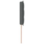 vidaXL Tête de lit avec tête de lit Gris foncé 180 cm Cuir synthétique