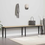 vidaXL banc Sonoma 200 x 35 x 45 cm Bois d'ingénierie