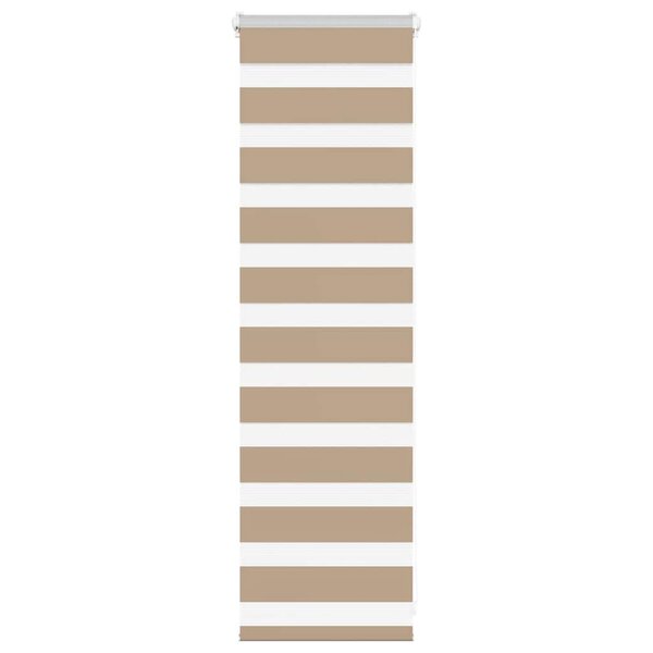 vidaXL Store zèbre marron sable largeur du tissu 45 9 cm polyester