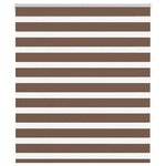 vidaXL Store zèbre marron 130x100cm largeur du tissu 125 9cm polyester