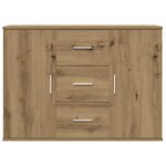 vidaXL Buffet chêne artisanal 90x29 5x65 cm bois d'ingénierie