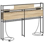 vidaXL Tête de lit de rangement Chêne sonoma 150 cm Bois d'ingénierie