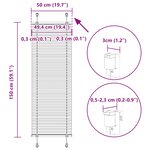 vidaXL Store plissé vert pétrole 50x150 cm largeur du tissu 49 4 cm