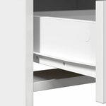 vidaXL Coiffeuse avec tiroir Blanc 50 x 41 x 135 cm Bois d'ingénierie