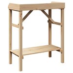 vidaXL Supports pour plantes Marron 75 x 40 x 90 cm Bois de pin massif