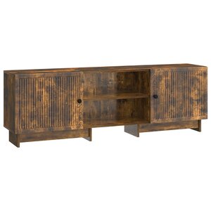 vidaXL Meuble TV Chêne Fumé 150 x 31 x 50 cm Bois d’ingénierie