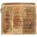 vidaXL Meuble TV 60x30x25 cm en bois de manguier massif