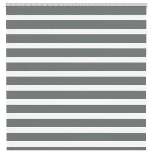 vidaXL Store zèbre gris foncé largeur du tissu 135 9 cm polyester