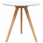 vidaXL Table basse 3 Pièces Marron Bois de noyer massif