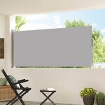 vidaXL Auvent latéral rétractable 120 x 300 cm Gris