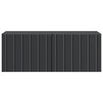 vidaXL Meuble TV mural Noir 78 5 x 31 x 30 cm Bois d'ingénierie