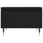 vidaXL Table basse noir 50x46x35 cm bois d'ingénierie