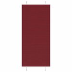 vidaXL Store plissé rouge bordeaux 85x200 cm largeur du tissu 84 4 cm