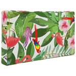 vidaXL Coussin de canapé d'extérieur 3 Pièces coloré Polyester