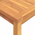 vidaXL Ensemble à manger de jardin 5Pièces Bois de teck massif