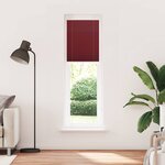 vidaXL Store plissé rouge bordeaux 65x200 cm largeur du tissu 64 4 cm