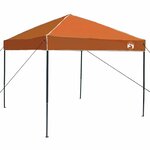 vidaXL Tente à auvent pop-up Orange 250 x 250 cm tissu
