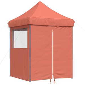 vidaXL Tente de fête 200 x 200 x 306 cm Terre cuite Tissu Oxford