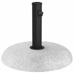 vidaXL Pied de parasol Gris clair Gris 45 x 45 x 40 cm Béton et Métal
