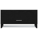 vidaXL Armoire avec stockage Noir 70 x 32.5 x 35 cm Bois d'ingénierie