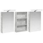 vidaXL Ensemble de Meubles de Salle de Bain 3 Pièces 120 x 10 5 x 60 5 cm