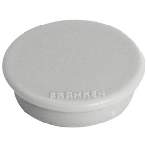 Set de 10 aimants de fixation  force adhésive: 800 g  diamètre 30 mm Gris Rond FRANKEN