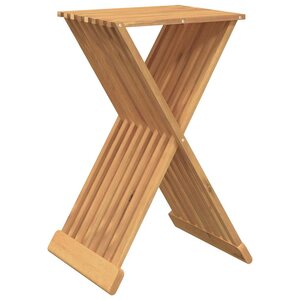 vidaXL Tabouret pliant 40x32 5x70 cm Bois massif de teck