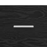 vidaXL Cabinet de salle de bain Chêne noir 100 x 38 5 x 46 cm