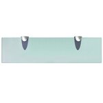 vidaXL Étagères murales 2 Pièces Verre 40 x 10 cm 8 mm