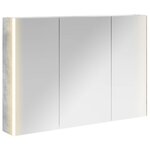 vidaXL Armoire Miroir de Salle de Bain Gris béton 103 5 x 15 5 x 70 cm