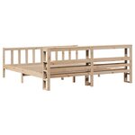 vidaXL Cadre de lit sans matelas 200x200 cm bois massif de pin