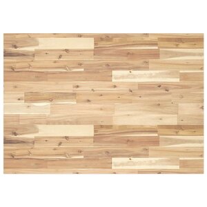 vidaXL Dessus de bureau non traité 80x70x2 cm bois d'acacia massif