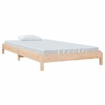 vidaXL Lit empilable sans matelas 100x200 cm bois massif de pin