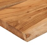 vidaXL Dessus de table 110x40x2 5 cm rectangulaire bois massif acacia
