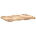 vidaXL Dessus de table rectangulaire 80x50x4 cm bois massif d'acacia