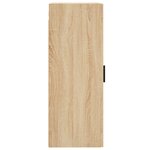 vidaXL Armoire murale chêne sonoma 34 5x34x90 cm bois d'ingénierie
