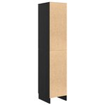 vidaXL Buffet Chêne noir Bois d'ingénierie Moyen Buffet Rectangulaire