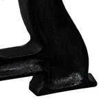 vidaXL Pied de banc 2 Pièces Cadre en Y Fonte