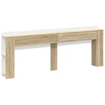 vidaXL Cabinet de Tête de Lit Chêne Sonoma Bois d'ingénierie