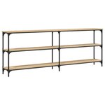 vidaXL Table console Chêne Sonoma 200 x 29 x 75 cm Bois d'ingénierie