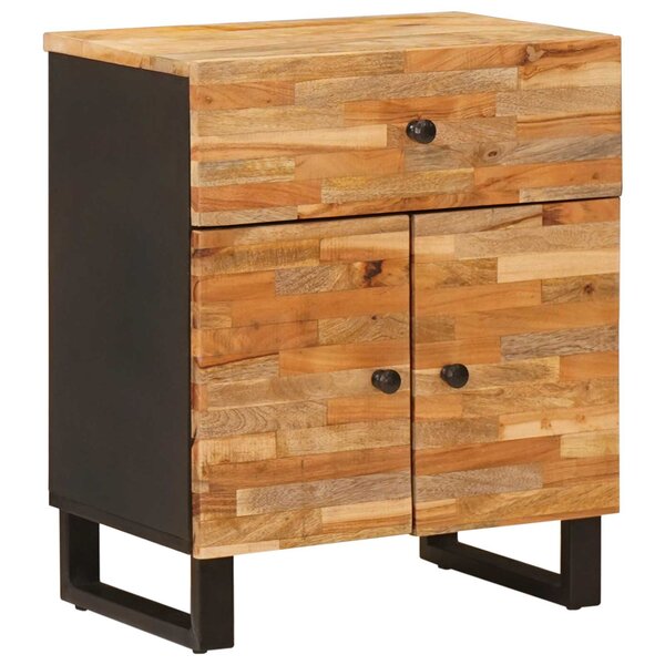 vidaXL Armoire de lit Marron 50 x 33 x 60 cm Bois de mangue massif